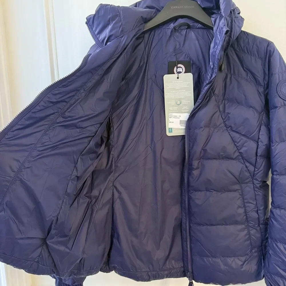 Canada Goose Abbott Hoody Down Jacket Large Indigo Navy NWT